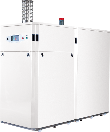 Caldaia a condensazione di alta potenza a basamento modulare Powercond (340 - 620 kW)